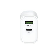 Flixx 30W QCPD 3.0 Dual Port Wall Charger for Ultra Fast Charging